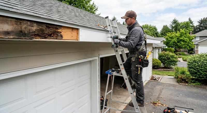 Garage Fascia Repair in Kansas City, KS