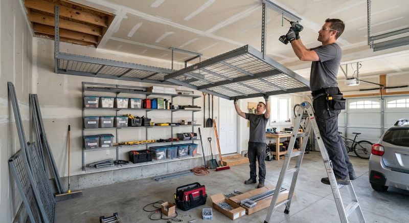 Ceiling Rack Installation in Charlotte, NC