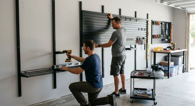 Garage Tool Rack Installation in Raleigh, NC